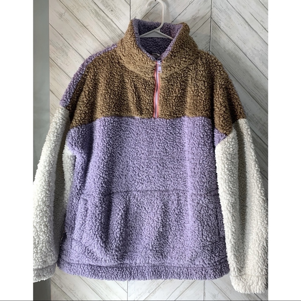 Gap- Colorblock Sherpa Teddybear Fleece